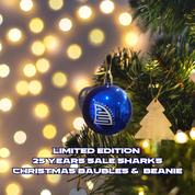 Sale Sharks 25th Anniversary Baubles Set and Beanie Bundle