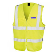 NVC Hi Vis Zipped Vest