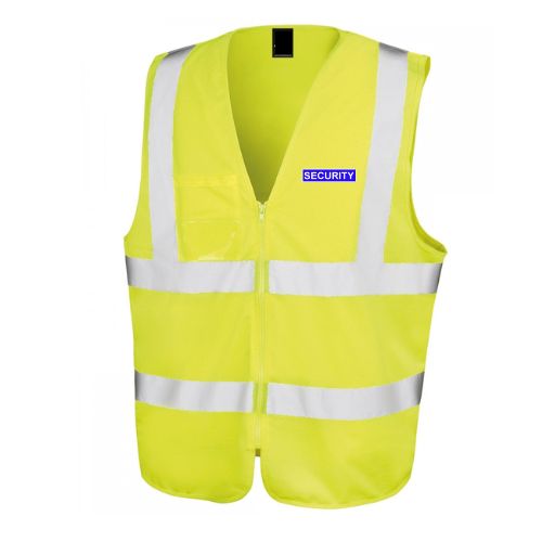 NVC Hi Vis Zipped Vest