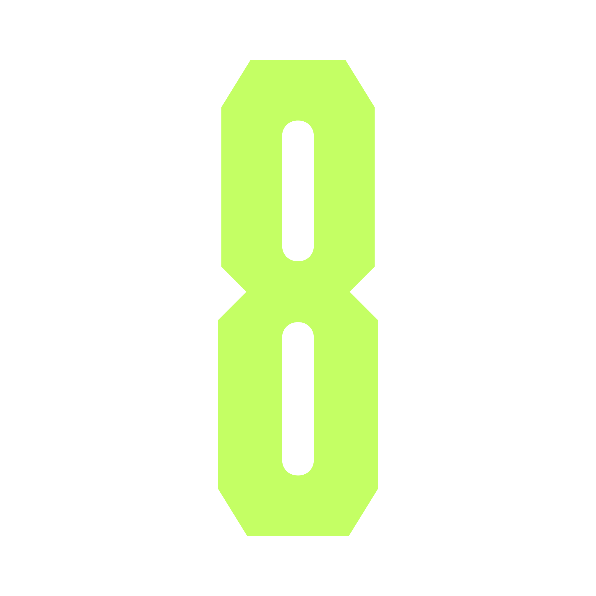 Lime Number 8 - 2.5cm