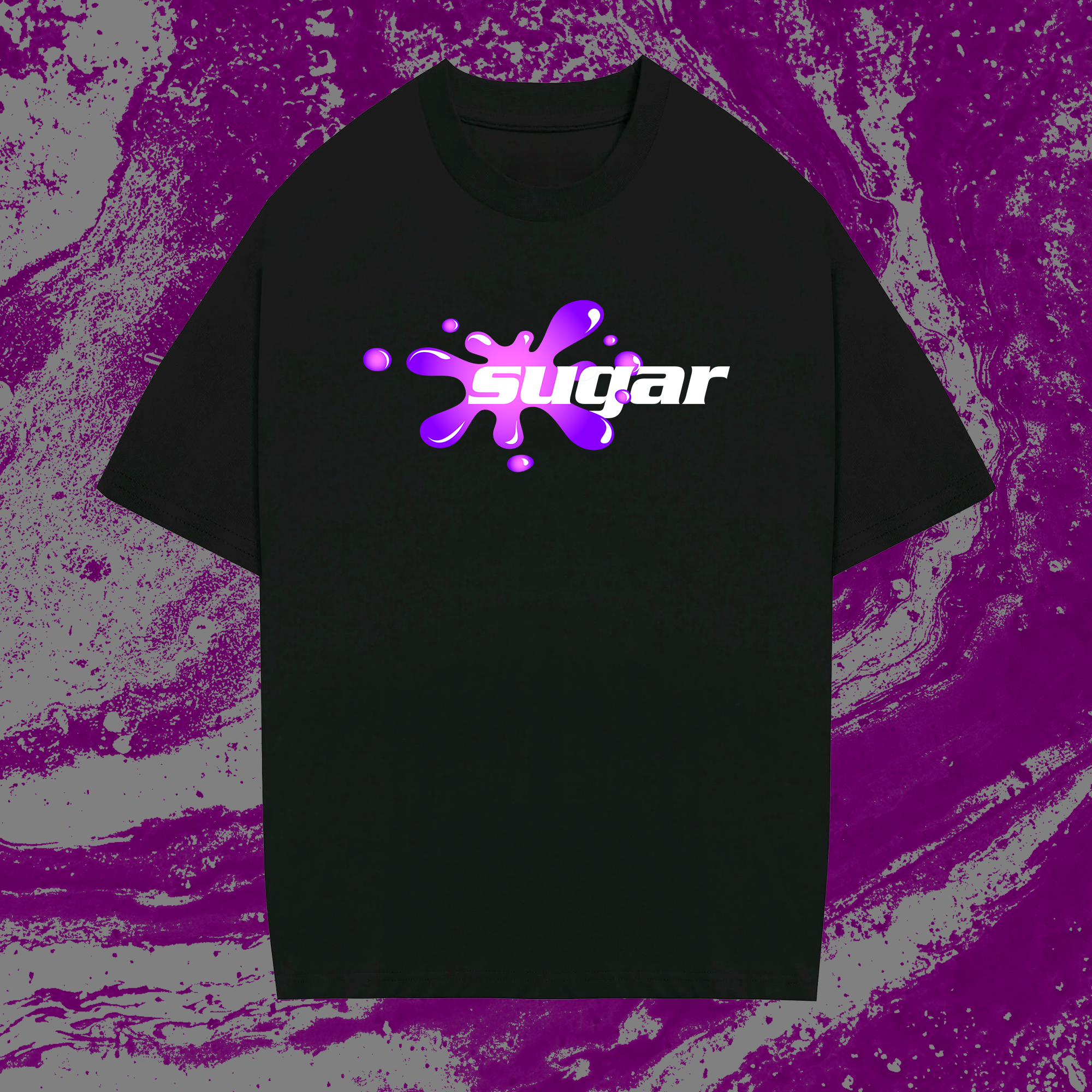 The Sugar House Splat Oversize Tee Purple – Merch Team